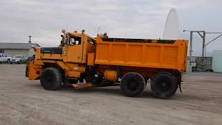 1986 Oshkosh P-2526-1  dump truck for sale at auction | bidding closes December 7, 2021