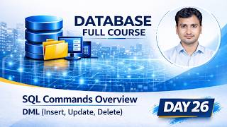 DML Commands in SQL | INSERT, UPDATE, DELETE Explained with Examples
