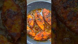 Masala Pomfret Fish Fry 🐠 recipe in Tamil | வவ்வால் மீன் Varuval | #shorts #trending