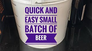 1 Gallon Brew Day - Extract Pale Ale Kit - Beginners guide to extract brewing