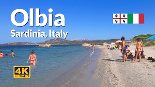 Spiaggia Le Saline Olbia Beach Walk 4K Sardinia Italy 🇮🇹