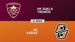 3. kolo: HK Dukla Trenčín - HC Košice 0:7 (HIGHLIGHTY)