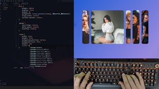 ASMR Programming - Image Slider with CSS and JavaScript - No Talking