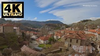 4K - Tour in Greece: Mastorochoria of Voio: Eptachori | Μαστοροχώρια Βοΐου: Επταχώρι | Winter 2022