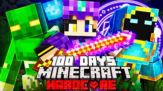 I Survived 100 Days as a SPELLBLADE in Hardcore Minecraft