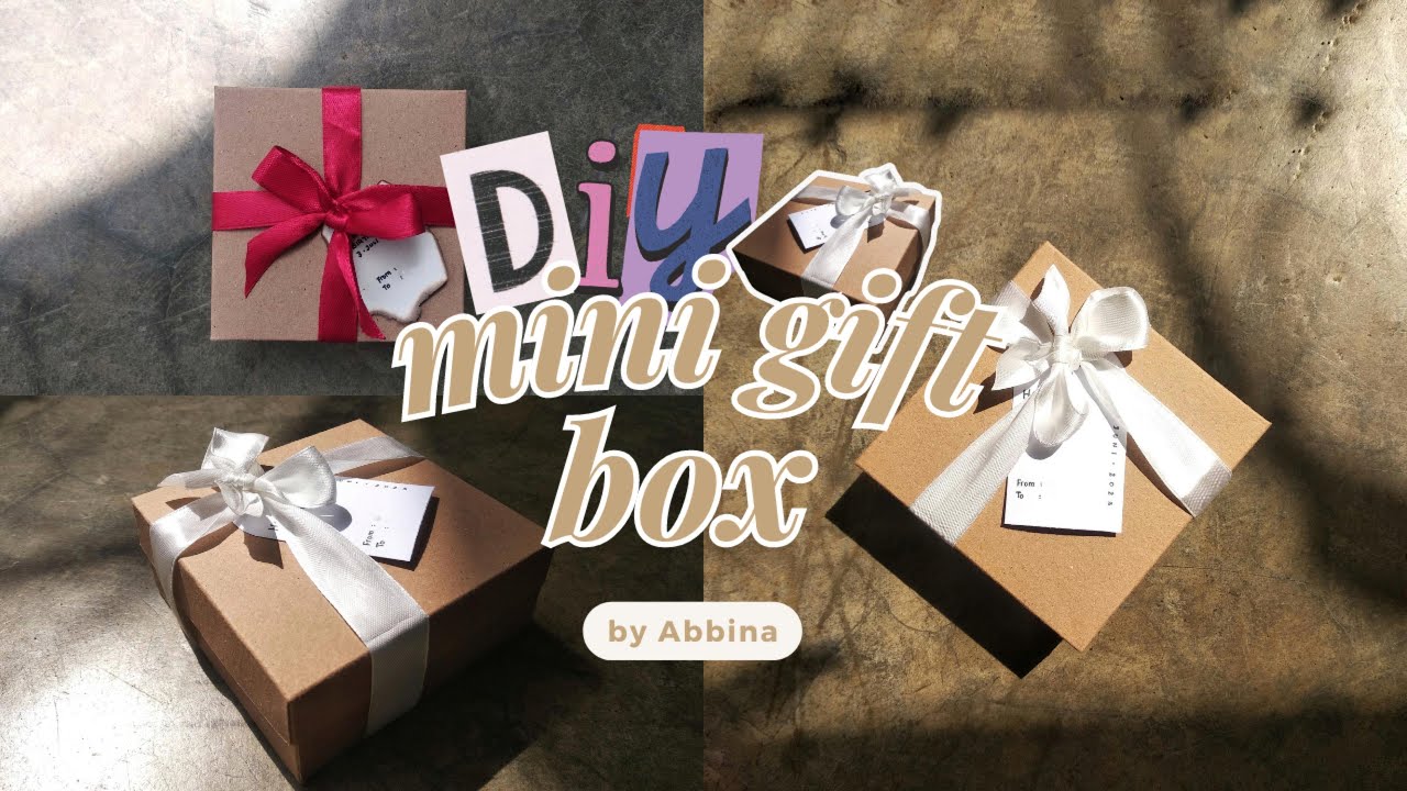 Diy Mini Box Gift Holiday Activities Youtube