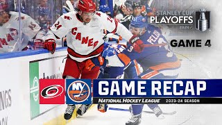 Gm 4: Hurricanes @ Islanders 4/27 | NHL Highlights | 2024 Stanley Cup Playoffs