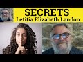 🔵 Secrets Poem by Letitia Elizabeth Landon - Summary Analysis - Secrets by Letitia Elizabeth Landon