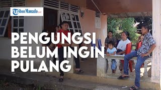 Pengungsi Gunung Ruang di Manado Sulawesi Utara Belum Berencana Pulang