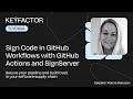 Sign Code in GitHub Workflows with GitHub Actions and SignServer