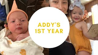 addys first year - one second everyday