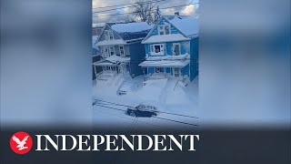 Buffalo neighbourhood buried under blanket of snow