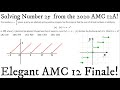 Solving AMC 12A 2020 #25. Elegant AMC 12 Finale!