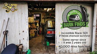 Great British barn find - incredible survivor V8 Rover SD1 Vitesse