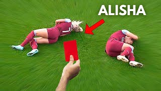 Crazy Fouls & Tackles in Women's Football 2023!
