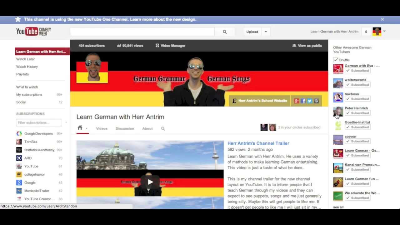 Where Can I Learn German On YouTube? - Deutsch Lernen - YouTube