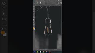 Easy Light Bulb Glow Effect in Photoshop! 💡✨#shorts