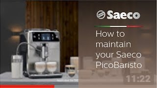 How to maintain your Saeco PicoBaristo