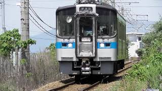 JR四国　予讃線　箕浦駅－川之江駅　普通列車　7000系電車