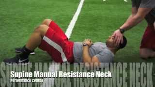 Supine Manual Resistance Neck