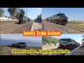 Pakistan Fast Train Actions and Different locations Locomotives and trains|Green line|Tezgam express