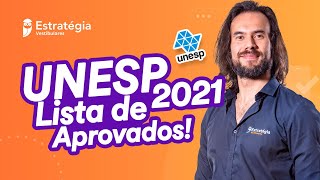 Lista de Aprovados - UNESP 2021