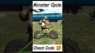Monster Cycle Cheat Code 🤩 || INDIAN BIKE DRIVING 3D @rohitgamingstudio6902 #shorts #ytshorts