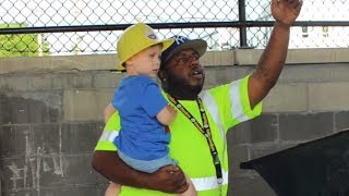 4-Year-Old Boy Has The Cutest Friendship With Garbage Man
