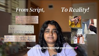 From Script📝 to Reality✨| My Scripting Method for Manifestation (With Proof)