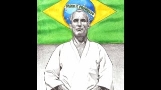 A Tribute to Helio Gracie - A Dredfunn Original Portrait Time Lapse Art