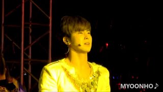 [윤호FANCAM] 上海ユノ  Ｏ-正反合  ケチミコン 130720 U-Know focus