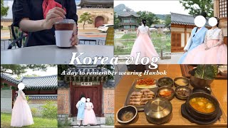 韓国vlog🇰🇷）韓服を着て景福宮で撮影した2泊3日旅行韓国旅行最終日🥹朝カフェ、仁川空港✈️