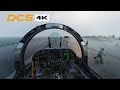 F/A-18C Rain Storm Carrier Take Off and Landing | Amazing Graphics 4K 60FPS DCS World