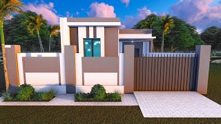 Modern house | Nashqad cusub | 24x9m