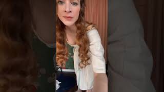 GRWM: 18th century costuming edition! Navy velvet gown