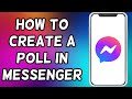 How To Create A Poll In Messenger | Create Facebook Messenger Poll