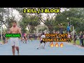 Set#2 ~ 2Kill/2Block ~ Fizan+Najib vs Oncang+Nizam, Court Volleyball Pandan Jaya KL