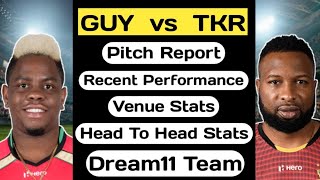 GUY VS TKR Dream11, GUY VS TKR Dream11 Team, GUY VS TKR Dream11 Prediction