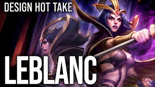 LeBlanc looks silly - but it used to be on purpose || design hot take #shorts