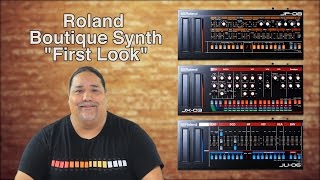 Roland Boutique Synths unboxing JX-03 JU-06 JP-08