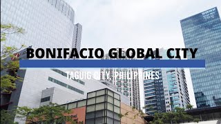 [4K] One Hour Walk Around Bonifacio Global City | Taguig City, Philippines (August 2022)