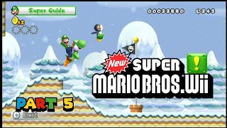 New Super Mario Bros. Wii: Super Guide (Wii) - World 3 (Part 5/NO COMMENTARY)