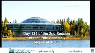 19TH ASSEMBLY 2nd SESSION, DAY 134
