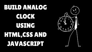 I Built an Analog Clock in 30 Minutes Using HTML CSS and JavaScript #htmlcssjavascript