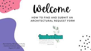 Architectural Request Forms