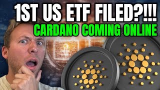 CARDANO ADA - FIRST US ADA ETF FILED?!! CARDANO COMING ONLINE!