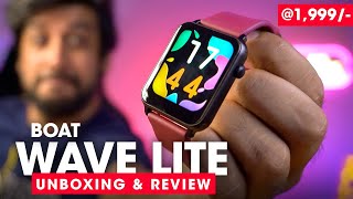 Boat Watch Wave Lite Unboxing \u0026 Review ⚡️Best Budget Smartwatch Under 2000 Rs in 2022 ? #AmanDhingra