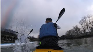 First time trial in a K1 kayak