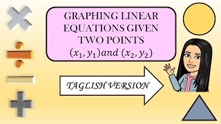 Graphing Linear Equation Given Two Points