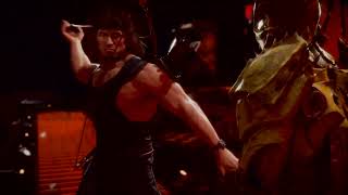 Mortal Kombat 11 Rambos second fatality (parilla thrilla)